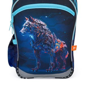 TOPGAL ergonomikus iskolatáska hátizsák COCO – Wolf