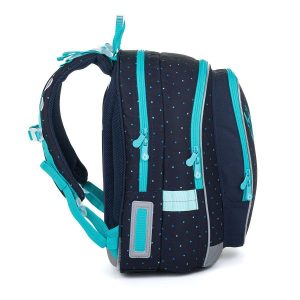 TOPGAL ergonomikus iskolatáska hátizsák MIRA – Blue Kolibri