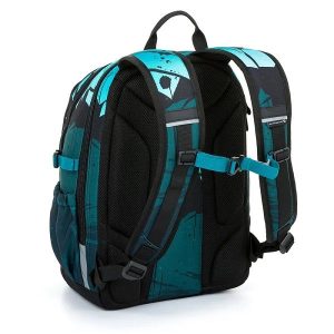 TOPGAL ergonomikus iskolatáska hátizsák ROTH – Blue Breakdown