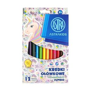 Astra vastag színes ceruza készlet 12 db-os – Unikornis