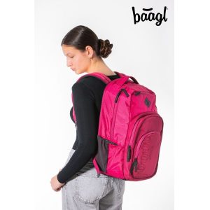 BAAGL Coolmate iskolatáska, hátizsák – Ruby