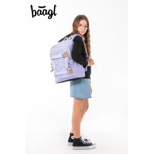BAAGL ergonomikus iskolatáska, hátizsák – Lilac