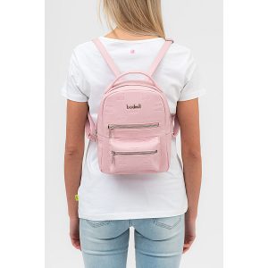 Budmil műbőr hátizsák kamaszoknak – rózsaszín
