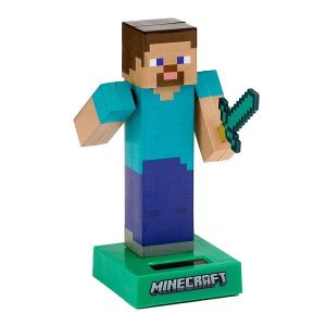Minecraft napelemes táncoló Steve figura