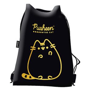 Pusheen Cat tornazsák – Fekete-arany