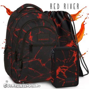 BackUp iskolatáska hátizsák SZETT – Red River