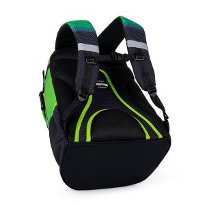 OXYBAG ergonomikus iskolatáska hátizsák – Ombre zöld-fekete