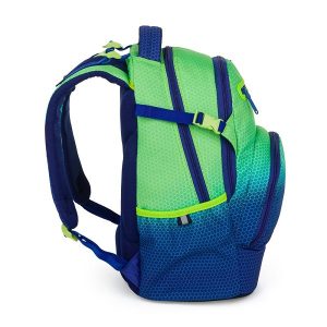 OXYBAG ergonomikus iskolatáska hátizsák – Ombre zöld-kék
