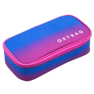 OXYBAG Jumbo ovális tolltartó – Ombre kék-pink