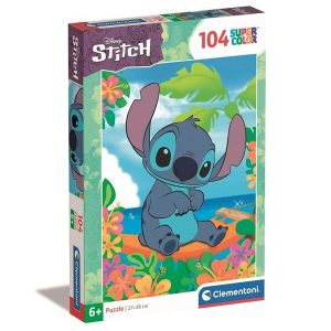 Stitch puzzle 104 db-os – Clementoni Supercolor