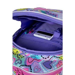 Coolpack ergonomikus iskolatáska TURTLE – Pastel Heart
