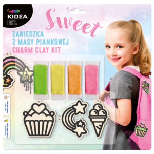 Kidea medálkészítő készlet gyöngy gyurmával – Sweet