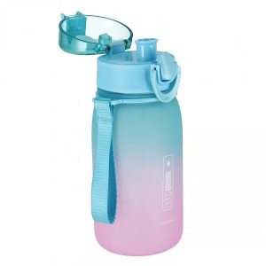 Starpak műanyag kulacs 400ml – Blue-pink