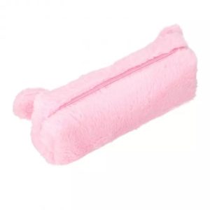 Starpak rózsaszín szőrmés tolltartó – Maci