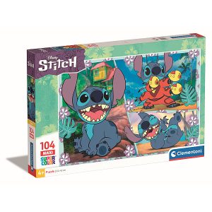 Disney Stitch maxi puzzle 104 db-os – Clementoni