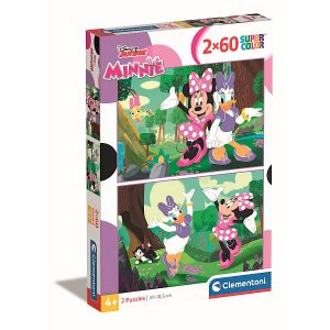 Clementoni Minnie egér puzzle 2×60 db-os