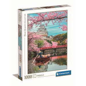 Clementoni puzzle 1000 db-os – Himeji kastély tavasszal