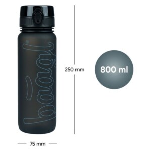 Baagl tritán kulacs 800 ml – fekete