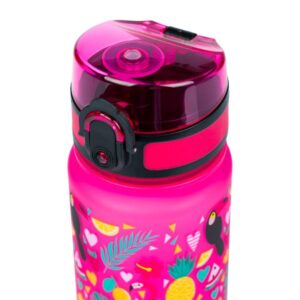 Baagl tritán kulacs 500 ml-es – Pink Flamingos