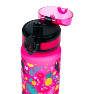 Baagl tritán kulacs 500 ml-es – Pink Flamingos