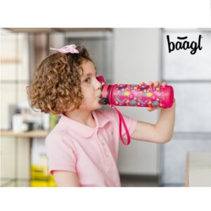 Baagl tritán kulacs 500 ml-es – Pink Flamingos