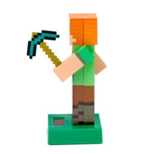 Minecraft napelemes táncoló Alex figura