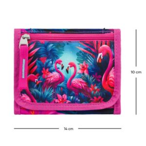 Baagl pénztárca – Pink Flamingos