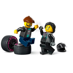 Lego City Versenyautó és autószállító teherautó (60406)