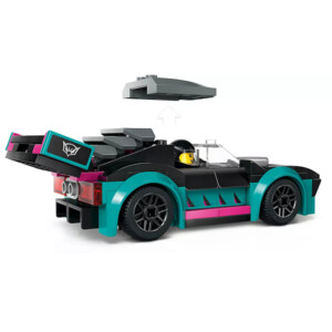 Lego City Versenyautó és autószállító teherautó (60406)