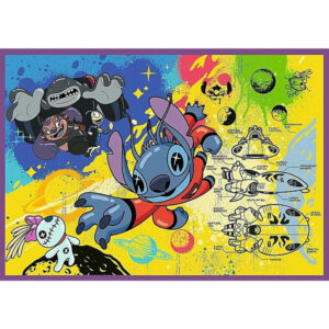 Lilo és Stitch puzzle 4 x 250 db-os – Trefl