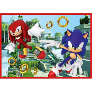 Sonic a sündisznó puzzle 4 az 1-ben – Trefl