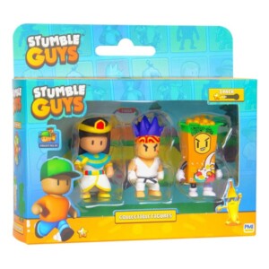 Stumble Guys figura 3 db-os szett – Cleopatra, Sensei Firefist, Cereal Killer