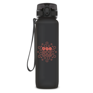 Ars Una motivációs kulacs 1000 ml matt – Dark gray