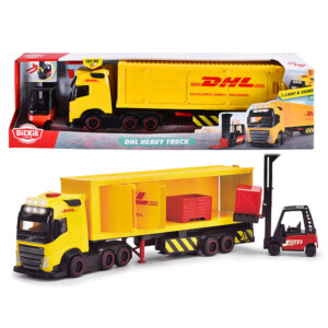 Dickie DHL szállító kamion targoncával 35 cm