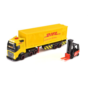 Dickie DHL szállító kamion targoncával 35 cm