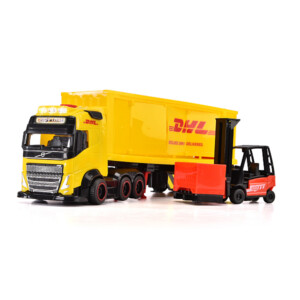 Dickie DHL szállító kamion targoncával 35 cm