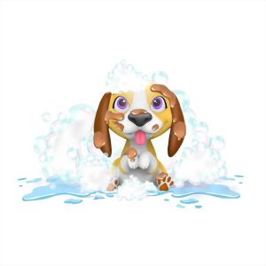 Washy Friends Color Reveal Pancsoló kutyus játékszett – Beagle