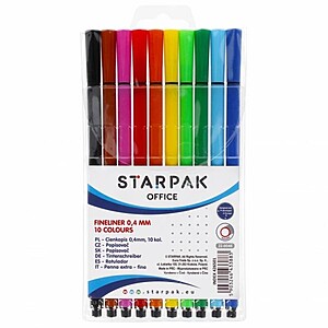 Starpak tűfilc készlet 10 db-os