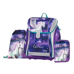 Oxybag Premium Light pegazusos iskolatáska szett mágneszáras – Magic Unicorns