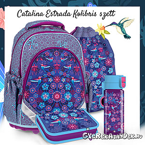 Ars Una Catalina Estrada 4 részes iskolatáska SZETT – Kolibris (AU-F1)