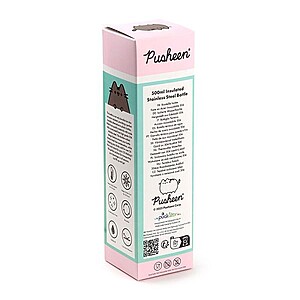 Pusheen cicás fém kulacs, termosz 500ml