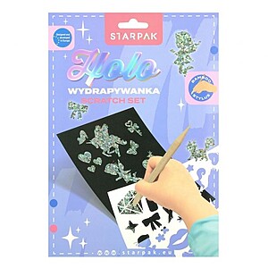 Starpak Képkarcoló készlet sablonokkal – Holo