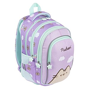 Pusheen Cat iskolatáska, hátizsák SZETT – Violet