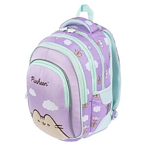Pusheen Cat iskolatáska, hátizsák SZETT – Violet