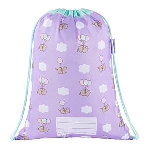 Pusheen Cat iskolatáska, hátizsák SZETT – Violet