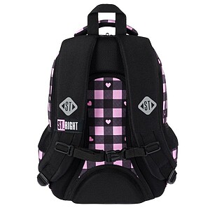 St. Right ergonomikus iskolatáska, hátizsák 39 cm – Pink checkered