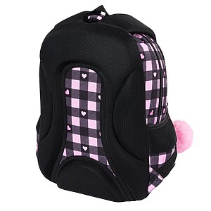St. Right ergonomikus iskolatáska, hátizsák 39 cm – Pink checkered