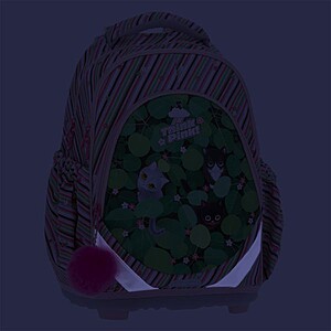 Ars Una cicás anatómiai iskolatáska SZETT – Think Pink Leaves (AU-F1)