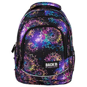 BackUp ergonomikus iskolatáska, hátizsák – Mandala at night