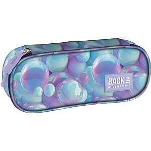Backup ovális tolltartó – Pastel Bubble